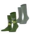 Burlington Everyday Mix SO 2-Pack Socken Herren - fir green (7656)