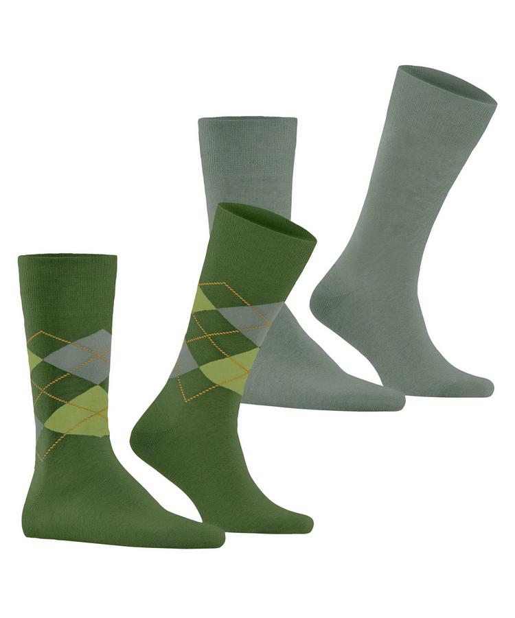 Burlington Burlington Everyday Mix SO 2-Pack Socken Herren - fir green (7656) - 0 | SportScheck