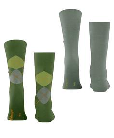 Rückansicht von Burlington Freizeitsocken Herren fir green (7656)