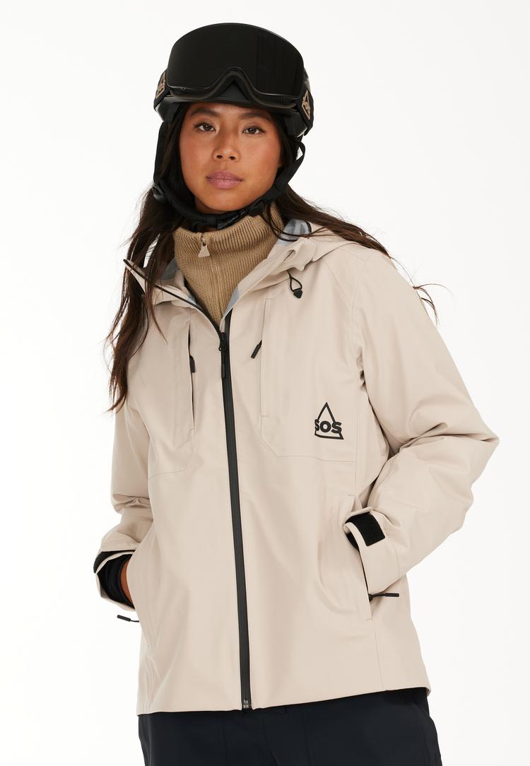 SOS SOS Alta Skijacke Damen - 1136 Simply Taupe - 1 | SportScheck