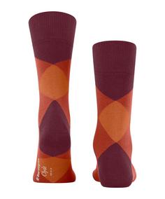 Rückansicht von Burlington Freizeitsocken Herren burgund (8011)