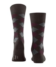 Rückansicht von Burlington Danny SO Freizeitsocken Herren dark brown (5233)