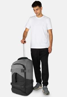 Rückansicht von normani Melano Trolley Schwarz/Grau