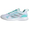adidas Avaflash Low Tennisschuh Tennisschuhe - Cloud White / Silver Metallic / Flash Aqua