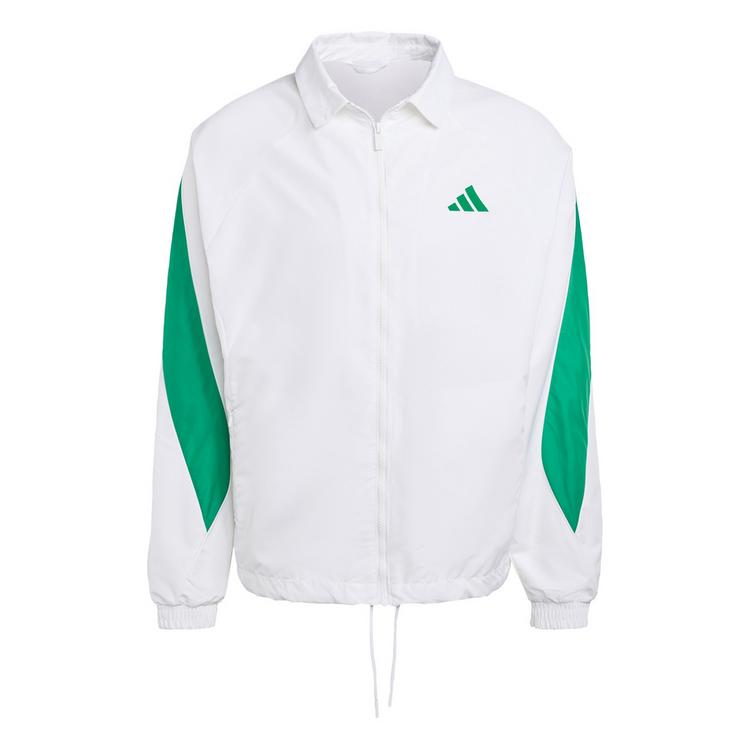 adidas adidas Stadium Trainingsjacke Trainingsanzug Herren - White / Green - 0 | SportScheck