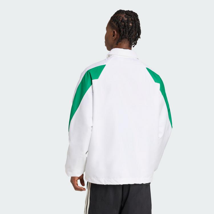 adidas adidas Stadium Trainingsjacke Trainingsanzug Herren - White / Green - 1 | SportScheck