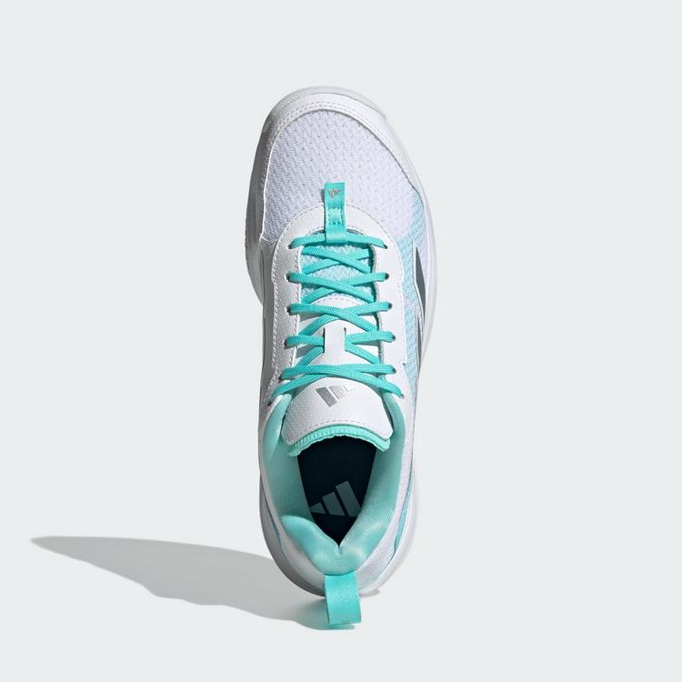 adidas adidas Avaflash Low Tennisschuh Tennisschuhe - Cloud White / Silver Metallic / Flash Aqua - 1 | SportScheck