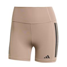 adidas Optime 3-Streifen 1/4 Kurze Leggings Tights Damen Chalky Brown