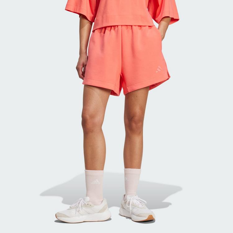 adidas adidas Soft Lux Shorts, locker geschnitten Funktionsshorts Damen - Semi Turbo - 0 | SportScheck