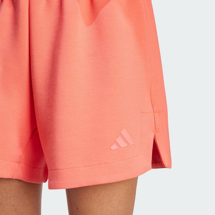 adidas adidas Soft Lux Shorts, locker geschnitten Funktionsshorts Damen - Semi Turbo - 1 | SportScheck