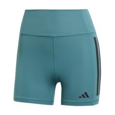 adidas Optime 3-Streifen kurze Leggings Tights Damen Preloved Teal
