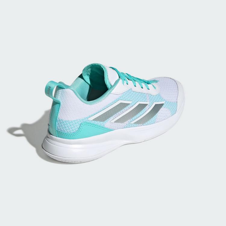 adidas adidas Avaflash Low Tennisschuh Tennisschuhe - Cloud White / Silver Metallic / Flash Aqua - 4 | SportScheck