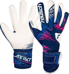 Reusch Attrakt RE:GRIP Torwarthandschuhe 4310 blue / pink / white