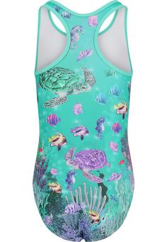 Rückansicht von ZigZag Mermaid Badeanzug Kinder Print 3716 Mermaid