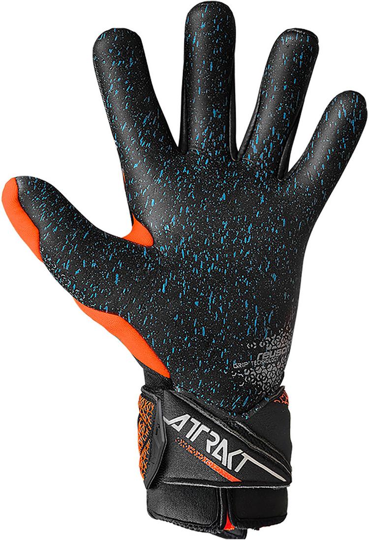 Reusch Reusch Attrakt Fusion Carbon&reg; 3D Torwarthandschuhe - 7784 black / shocking orange / - 3 | SportScheck