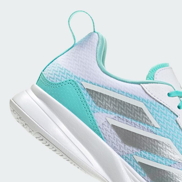 adidas adidas Avaflash Low Tennisschuh Tennisschuhe - Cloud White / Silver Metallic / Flash Aqua - 7 | SportScheck
