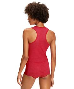 Rückansicht von Falke Merino Wool-Tech Light Funktionstop Damen red (8644)