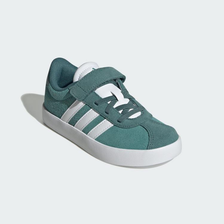 adidas adidas VL Court 3.0 Schuh Sneaker Kinder - Powder Teal / Cloud White / Preloved Teal - 3 | SportScheck