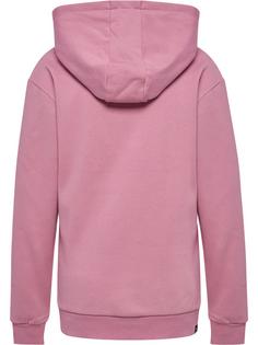 Rückansicht von hummel hmlMOVER COTTON HOODIE WOMAN Hoodie Damen LILAS