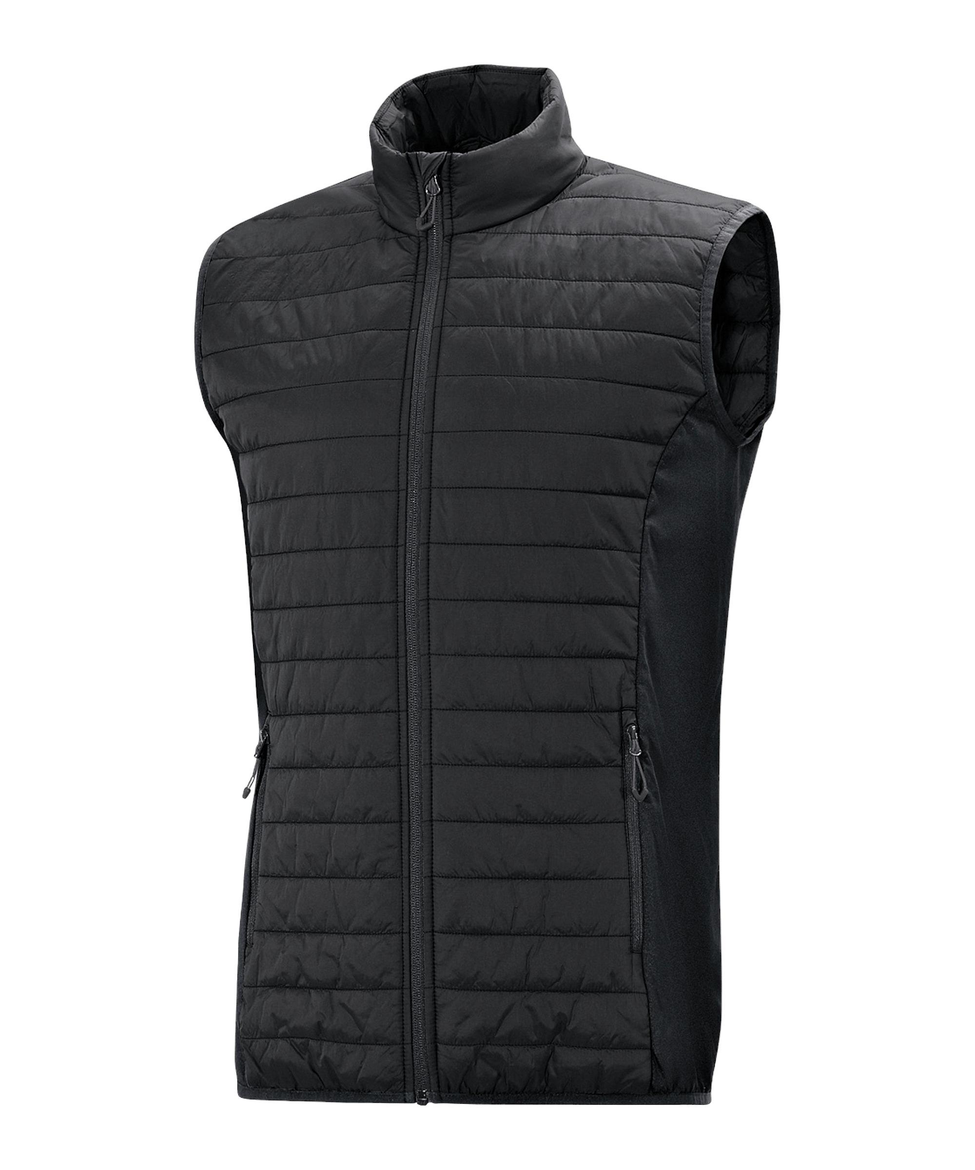 JAKO Corporate Steppweste Regenjacke Herren - schwarz