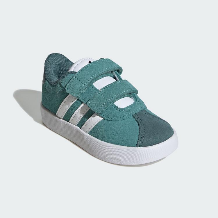 adidas adidas VL Court 3.0 Schuh Sneaker Kinder - Powder Teal / Cloud White / Preloved Teal - 3 | SportScheck
