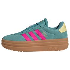 adidas VL Court Bold Schuh Sneaker Damen Powder Teal / Shock Pink / Powder Yellow