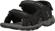 Rückansicht von ZigZag Acamas Jr. Outdoorsandalen Kinder 1001 Black