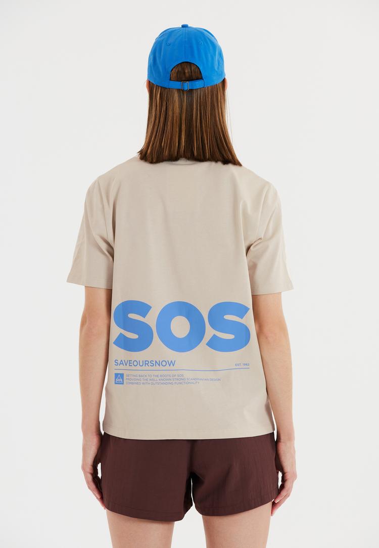 SOS SOS Big Wood Printshirt Damen - 1157 Rainy Day - 2 | SportScheck