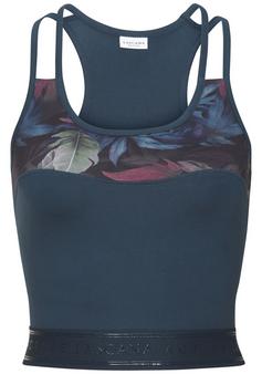 LASCANA Active Crop-Top Croptop Damen dunkelblau