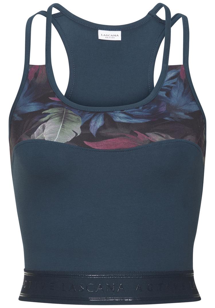 LASCANA Active LASCANA Active Crop-Top Croptop Damen - dunkelblau - 0 | SportScheck
