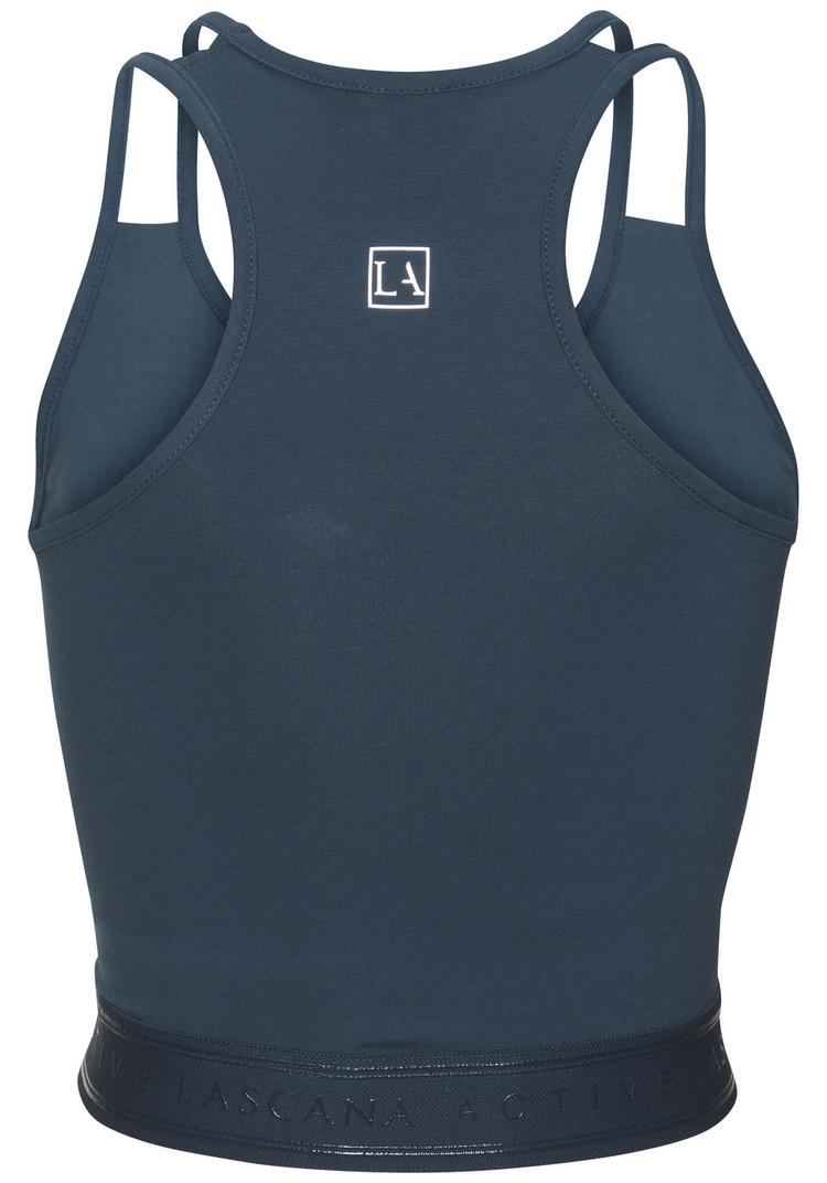 LASCANA Active LASCANA Active Crop-Top Croptop Damen - dunkelblau - 0 | SportScheck