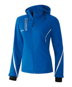 Erima Softshell Jacke Active Wear Damen Regenjacke Damen blauweiss