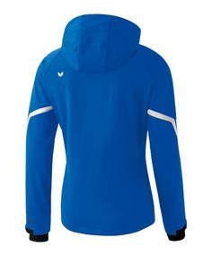 Rückansicht von Erima Softshell Jacke Active Wear Damen Regenjacke Damen blauweiss