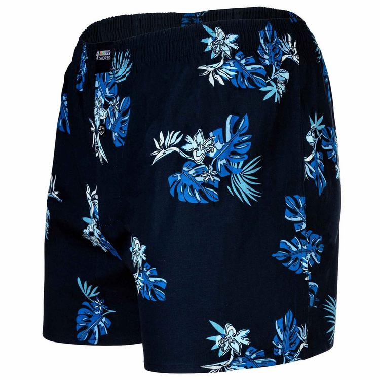 HAPPY SHORTS HAPPY SHORTS Web-Boxershorts Unterhose Herren - Hawaii Flowers - 1 | SportScheck