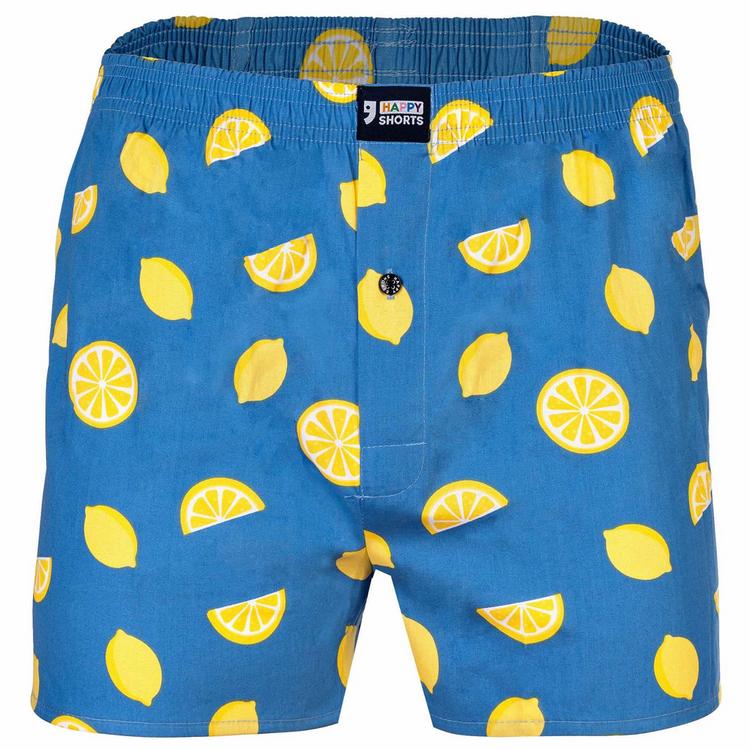 HAPPY SHORTS HAPPY SHORTS Web-Boxershorts Unterhose Herren - Lemons - 0 | SportScheck