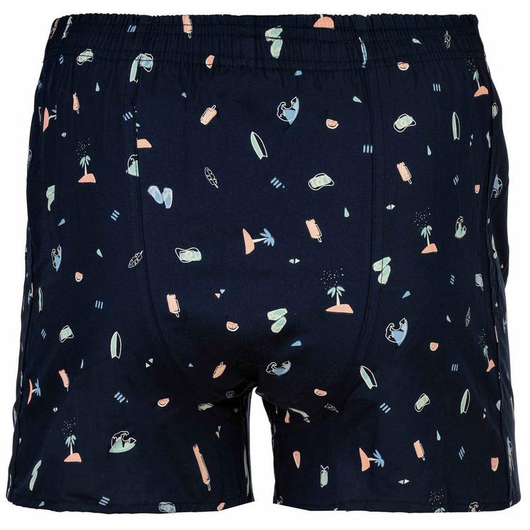 HAPPY SHORTS HAPPY SHORTS Web-Boxershorts Unterhose Herren - Beach - 0 | SportScheck