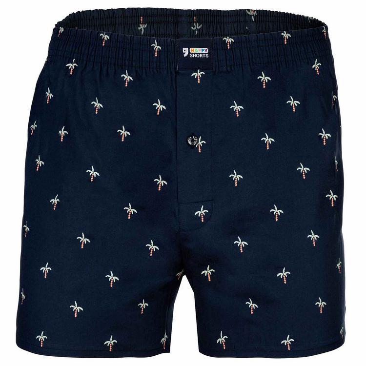 HAPPY SHORTS HAPPY SHORTS Web-Boxershorts Unterhose Herren - Palms - 0 | SportScheck