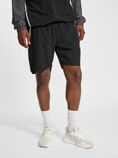 Rückansicht von hummel Funktionsshorts Herren STEEL GRAY