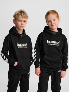 Rückansicht von hummel Hoodie Kinder BLACK
