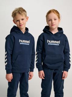 Rückansicht von hummel Hoodie Kinder DRESS BLUES
