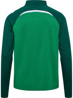 Rückansicht von hummel Funktionssweatshirt JELLY BEAN/EVERGREEN
