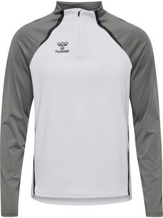 hummel Funktionssweatshirt WHITE/STEEL GRAY