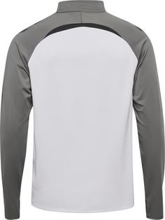 Rückansicht von hummel Funktionssweatshirt WHITE/STEEL GRAY