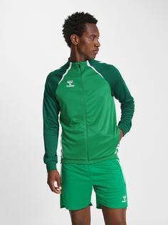 Rückansicht von hummel Funktionssweatshirt JELLY BEAN/EVERGREEN
