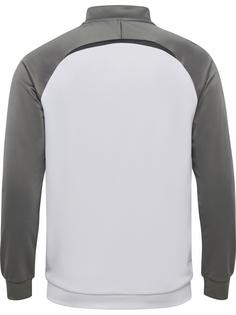 Rückansicht von hummel Funktionssweatshirt WHITE/STEEL GRAY