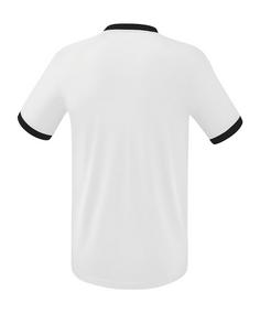 Rückansicht von Erima Trikot Weiß F6132303 Fußballtrikot Herren weissschwarz
