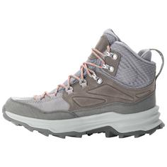Rückansicht von Jack Wolfskin CYROX TEXAPORE MID W Wanderschuhe Damen pebble