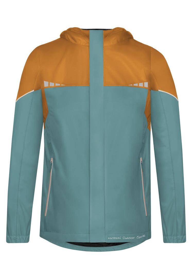 normani Outdoor Sports normani Outdoor Sports Sointula Outdoorjacke Kinder - Blau/Coyote - 0 | SportScheck