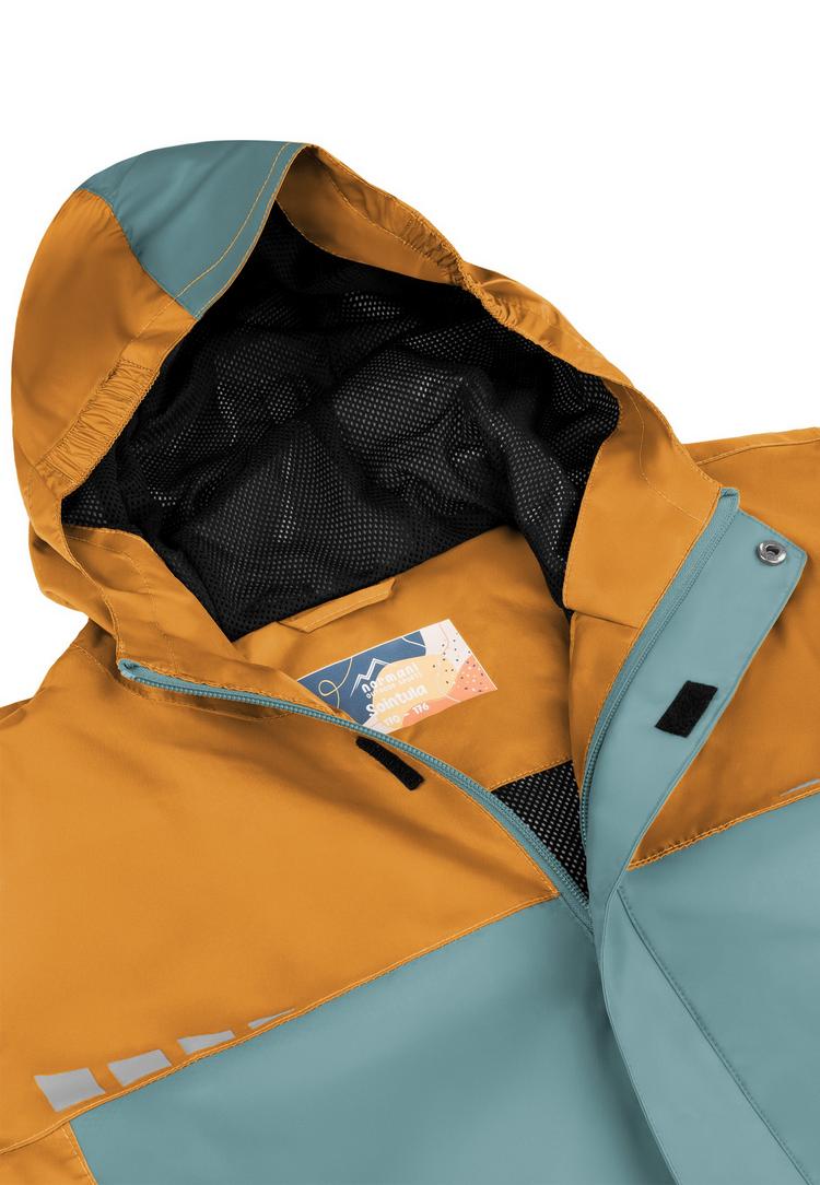 normani Outdoor Sports normani Outdoor Sports Sointula Outdoorjacke Kinder - Blau/Coyote - 0 | SportScheck