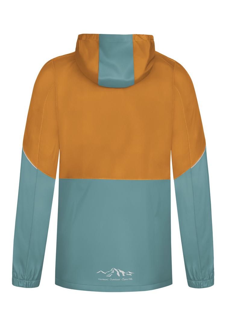 normani Outdoor Sports normani Outdoor Sports Sointula Outdoorjacke Kinder - Blau/Coyote - 0 | SportScheck